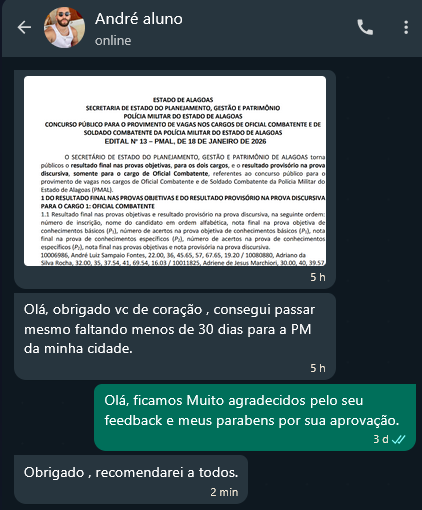 Aprovação Andressa